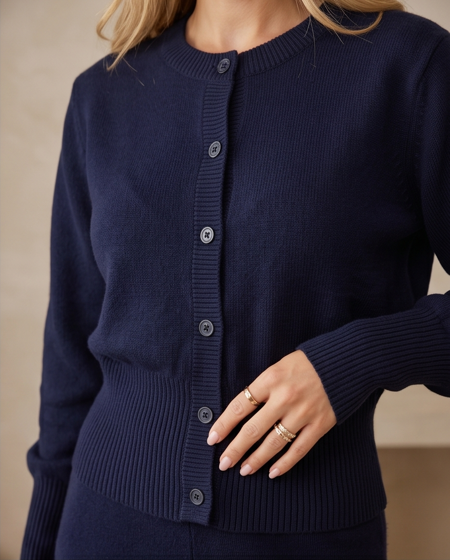 Monaco Luxe Knit Co-Ord ~ BLUE