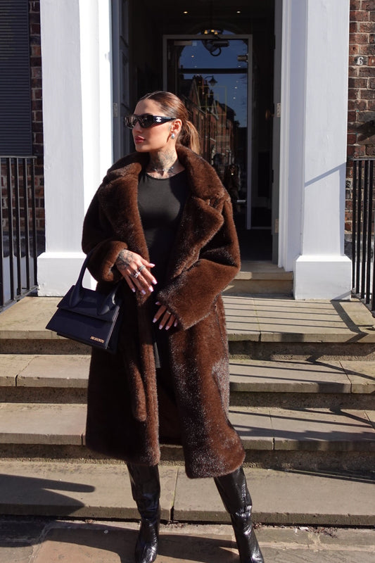 Duchess Fur Tie Coat