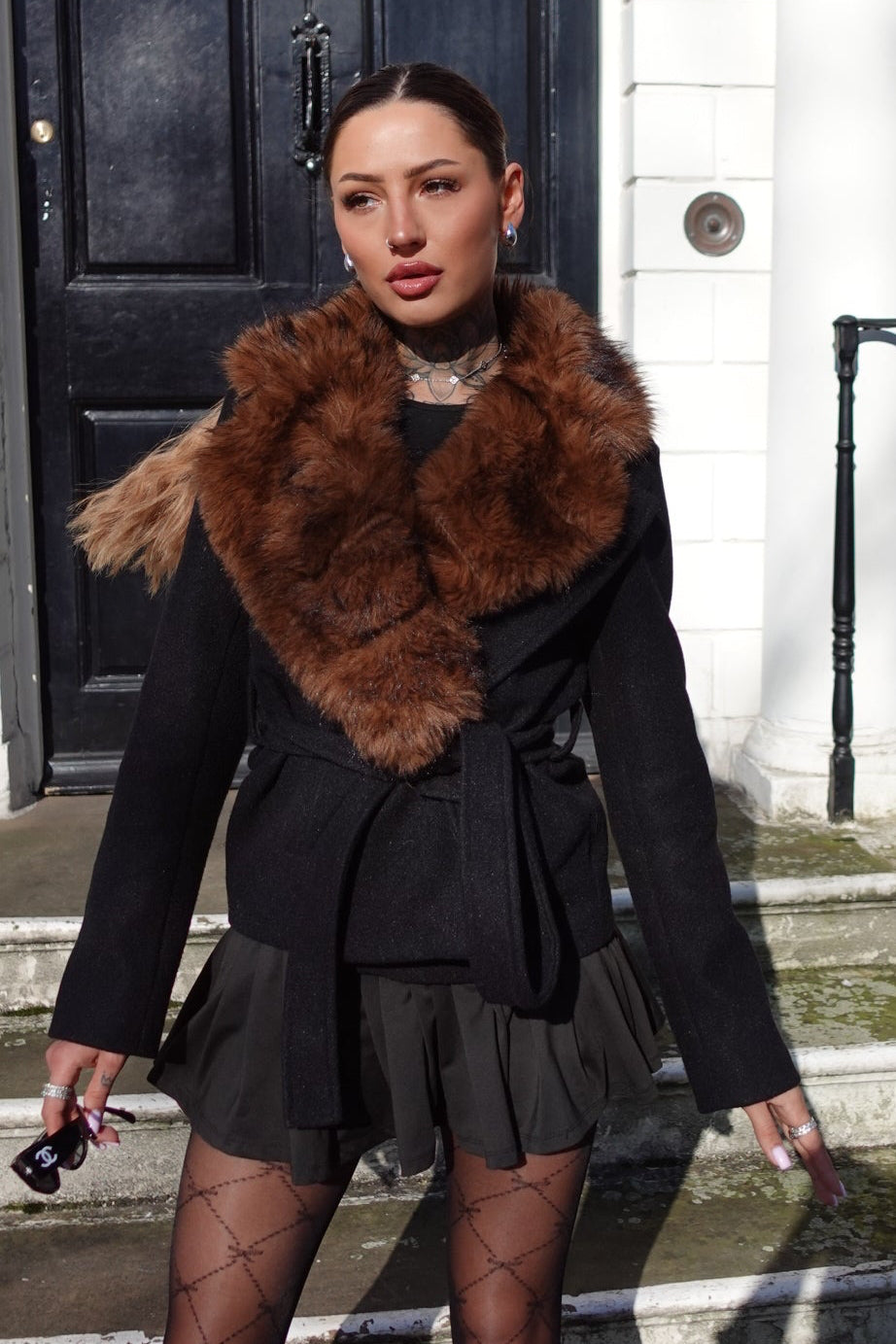 Atelier Tie Fur Jacket