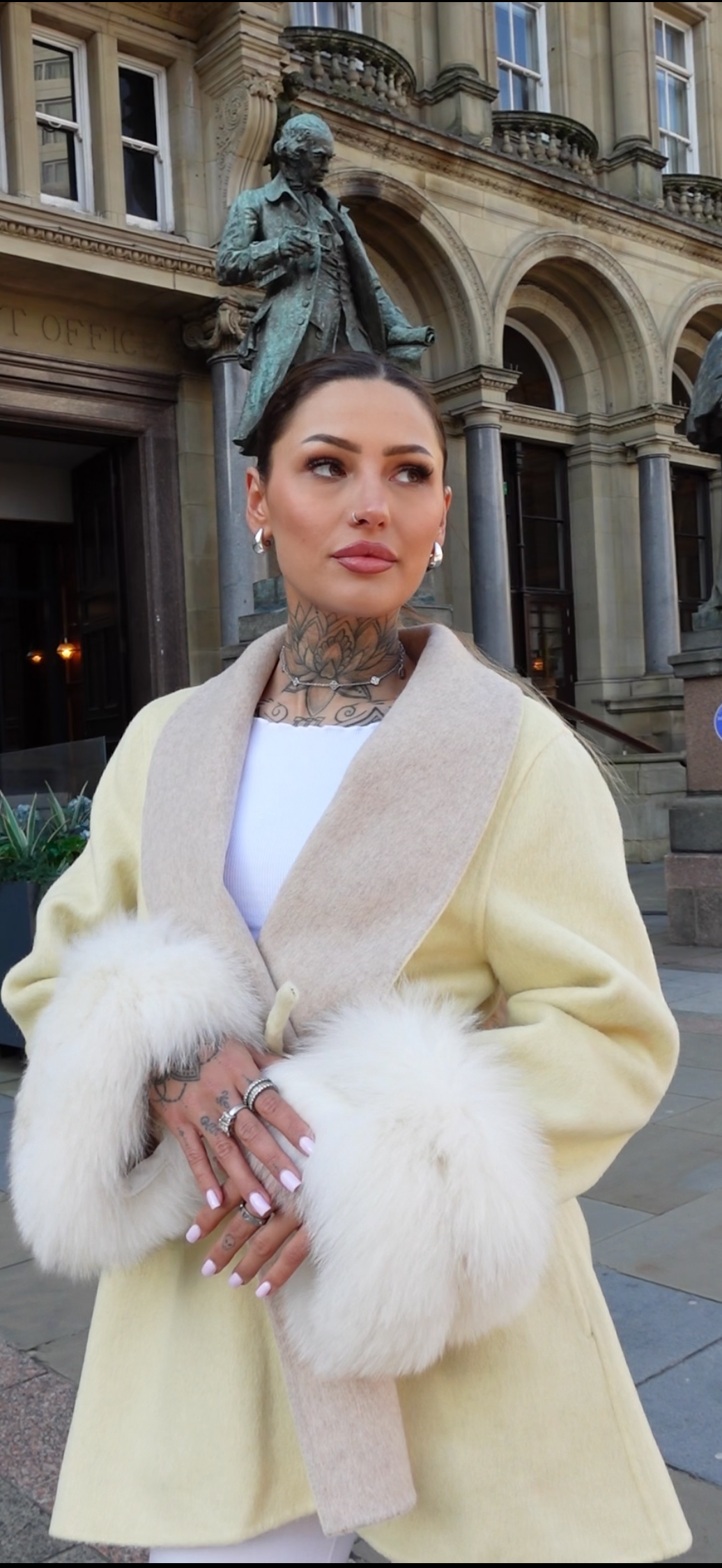 Buttercream Blush Cashmere Coat
