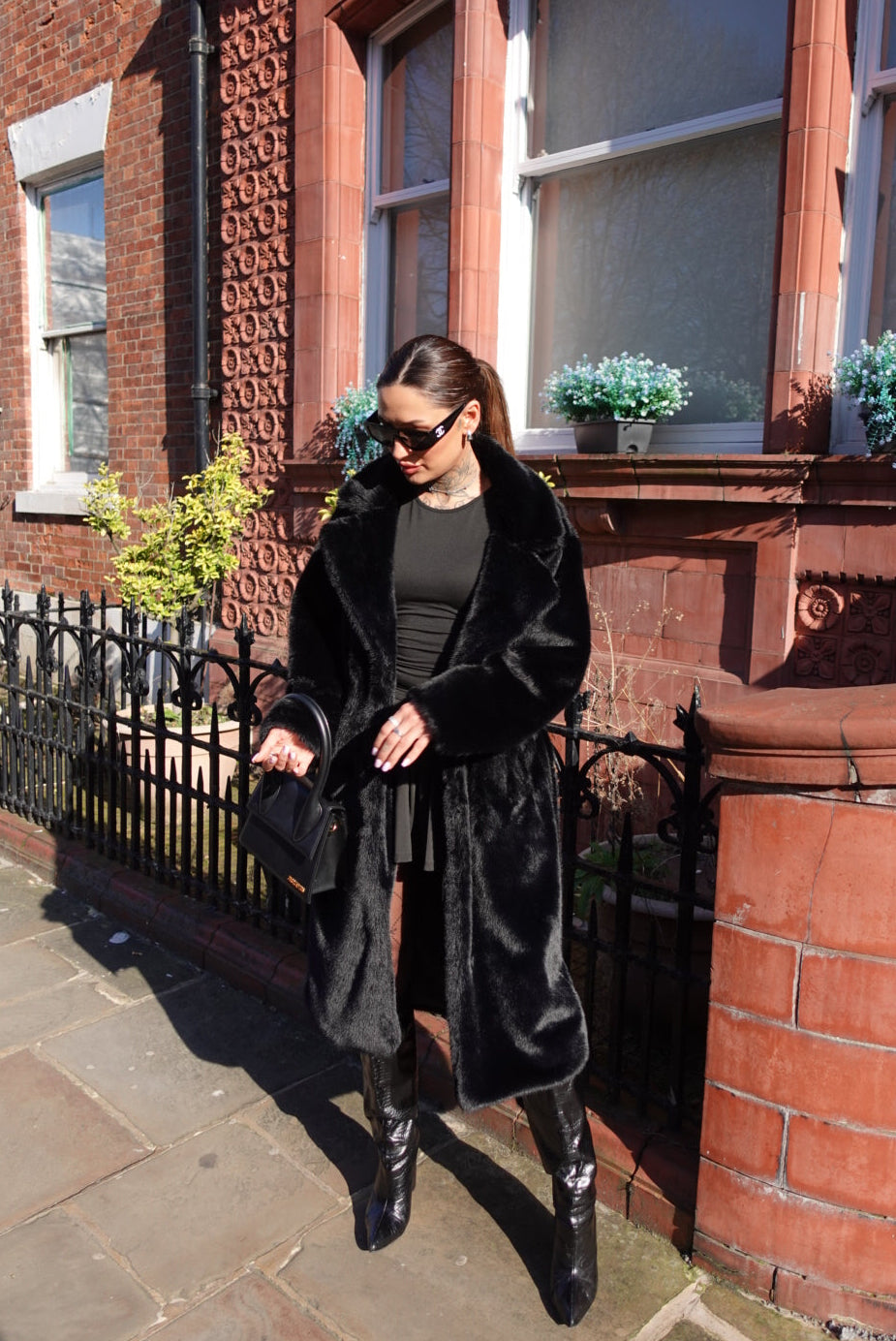 Duchess Fur Tie Coat