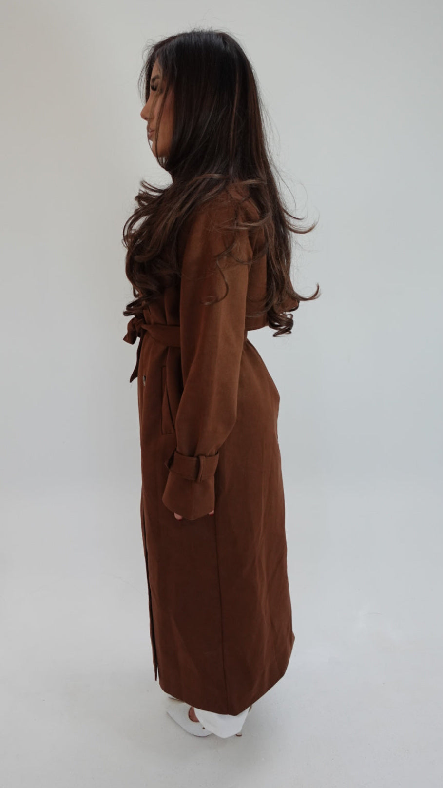 Coco Suede Trench