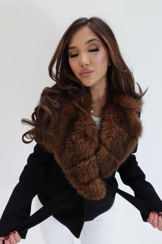 Atelier Tie Fur Jacket