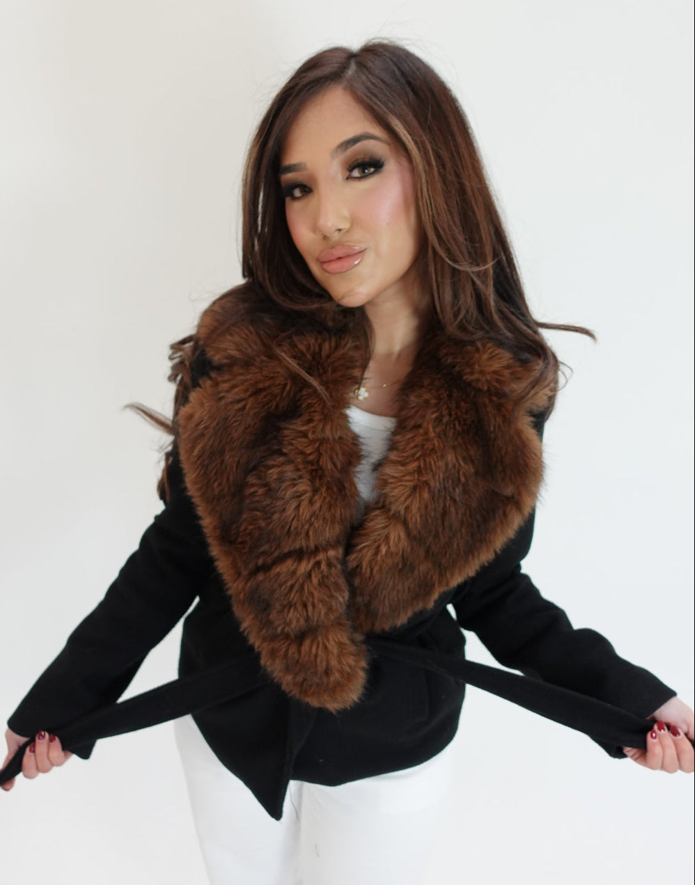 Atelier Tie Fur Jacket