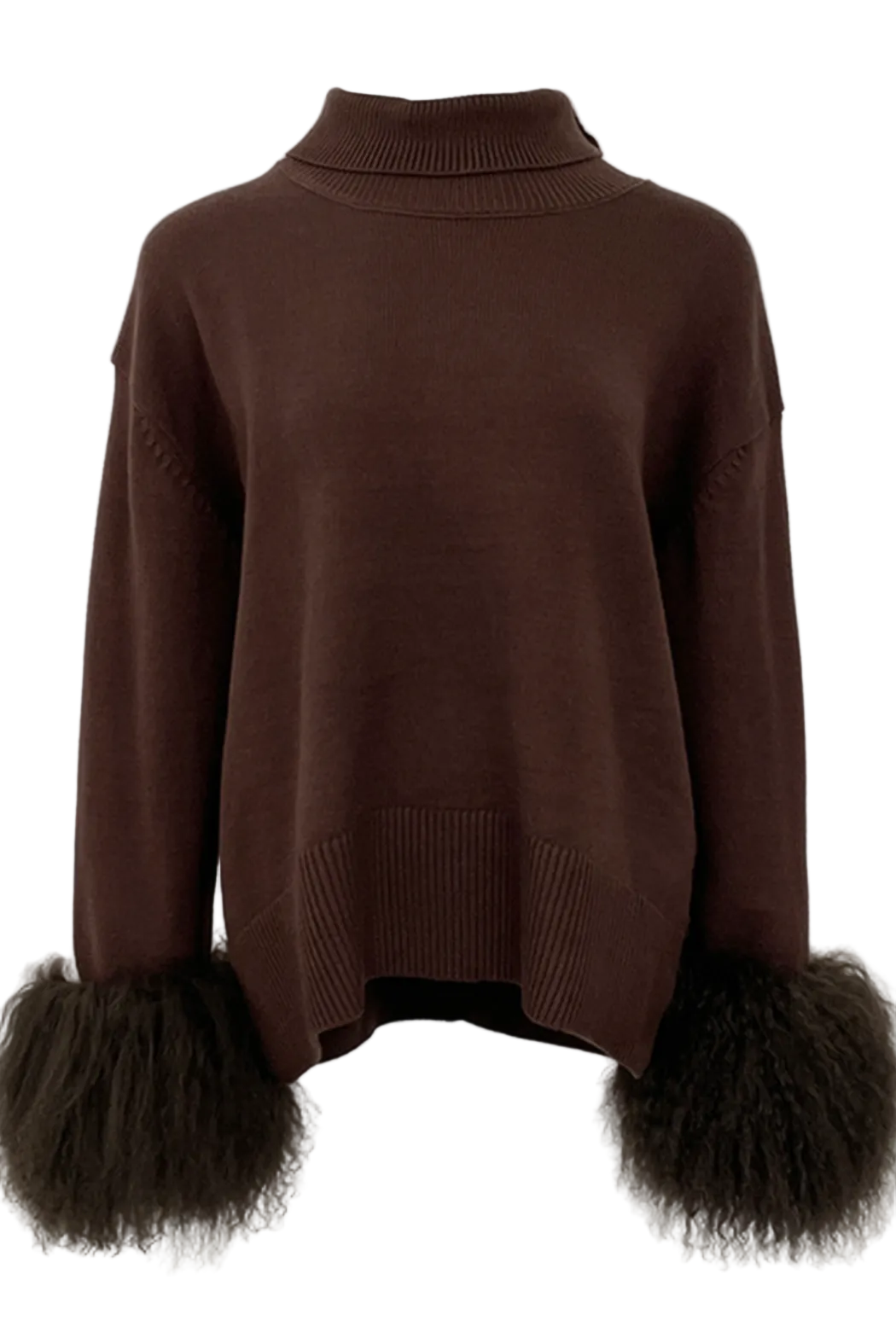 Maison Fur Cuffed Jumper